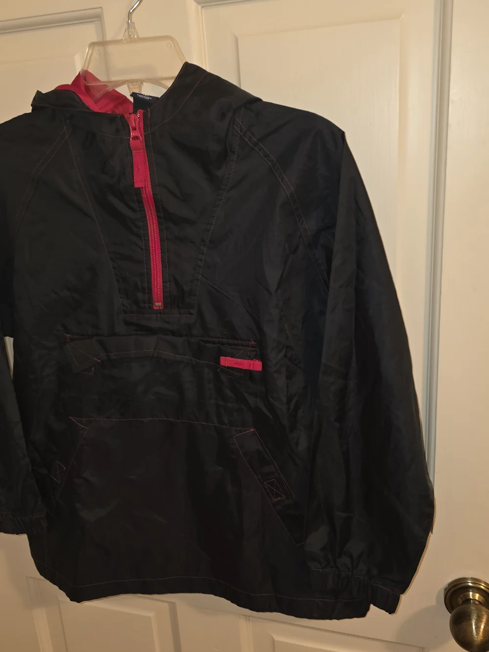 GapKids Black Pullover Jacket with Red Trim